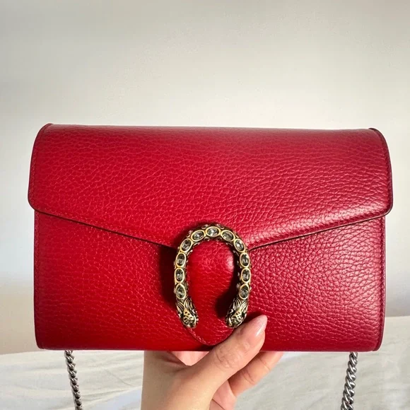 Gucci Calfskin Garden Dionysus Chain Wallet - Picture 3 of 15